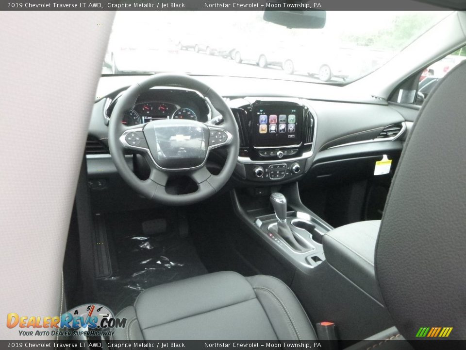2019 Chevrolet Traverse LT AWD Graphite Metallic / Jet Black Photo #14