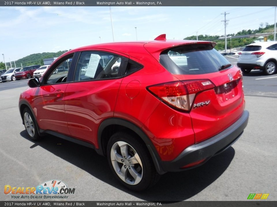 2017 Honda HR-V LX AWD Milano Red / Black Photo #7
