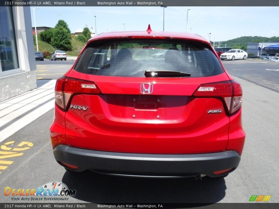 2017 Honda HR-V LX AWD Milano Red / Black Photo #8