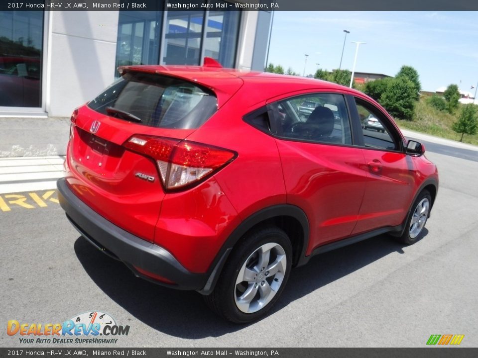 2017 Honda HR-V LX AWD Milano Red / Black Photo #9