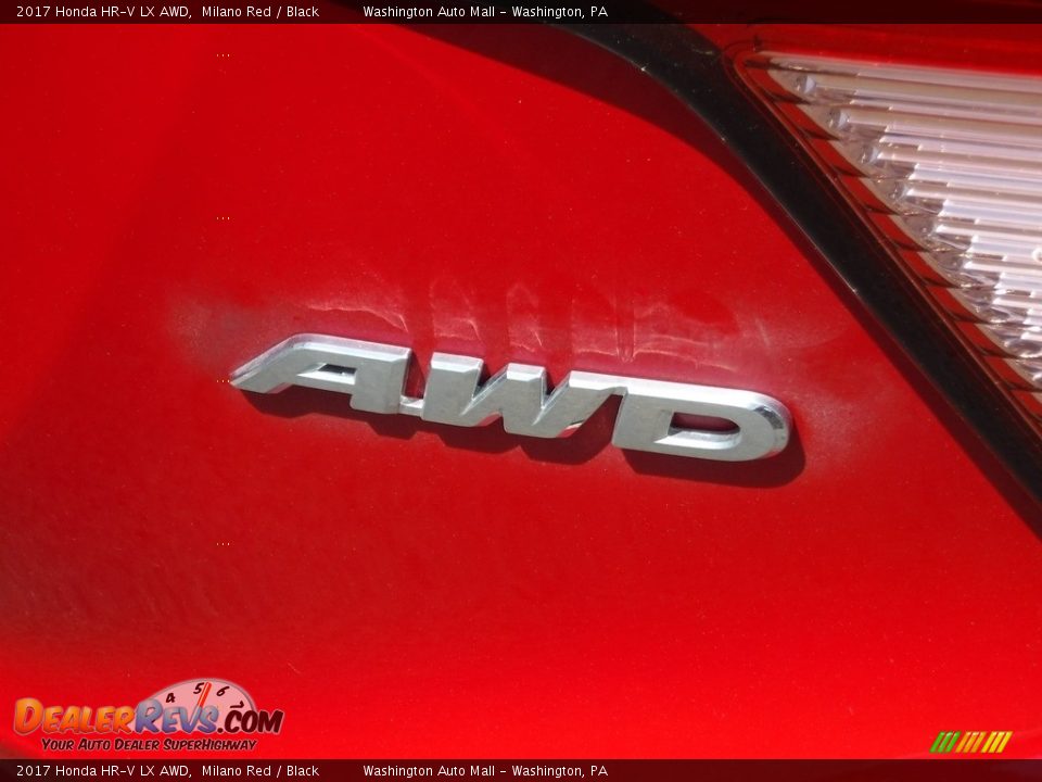 2017 Honda HR-V LX AWD Milano Red / Black Photo #10