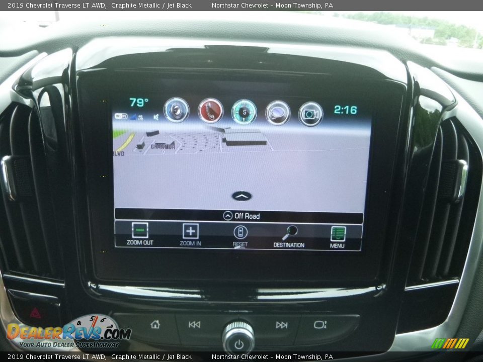 2019 Chevrolet Traverse LT AWD Graphite Metallic / Jet Black Photo #20