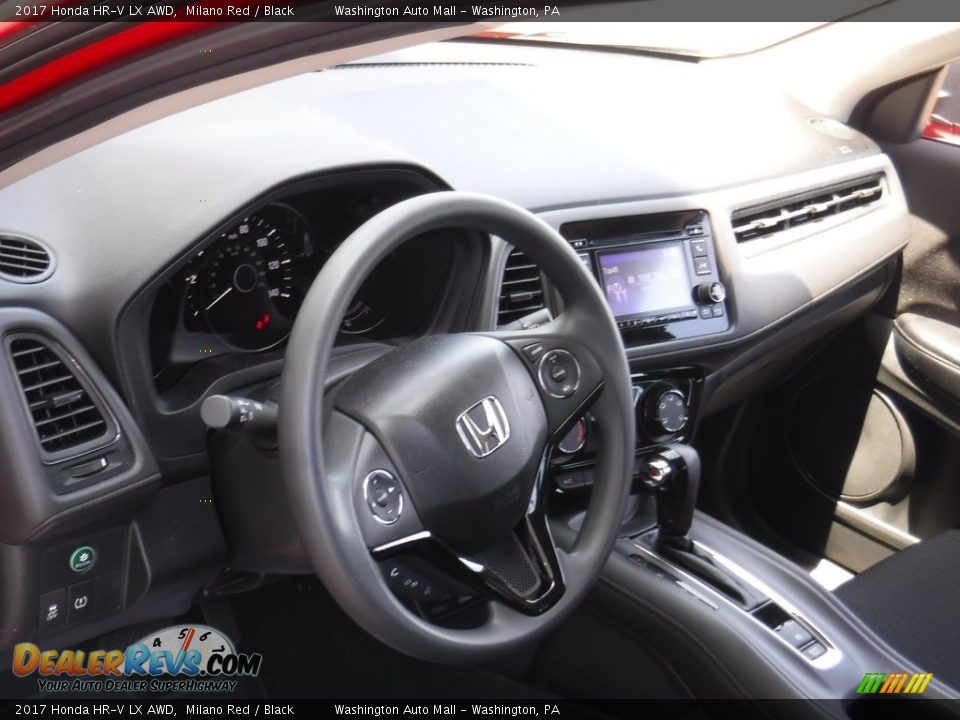 2017 Honda HR-V LX AWD Milano Red / Black Photo #12