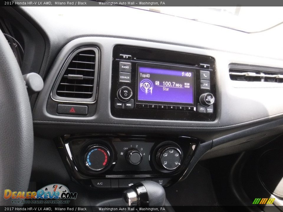 2017 Honda HR-V LX AWD Milano Red / Black Photo #16