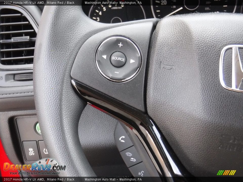 2017 Honda HR-V LX AWD Milano Red / Black Photo #19