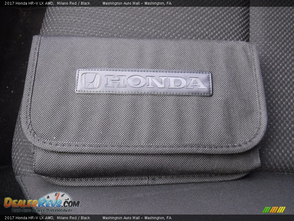 2017 Honda HR-V LX AWD Milano Red / Black Photo #22
