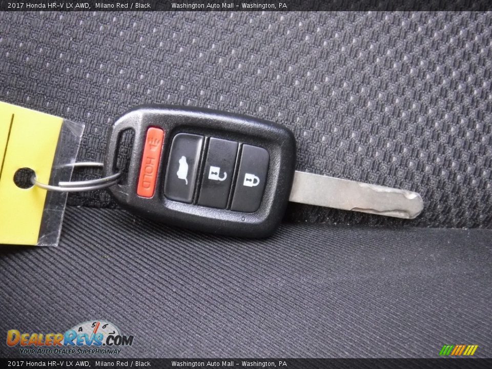 2017 Honda HR-V LX AWD Milano Red / Black Photo #23