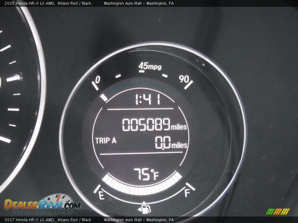 2017 Honda HR-V LX AWD Milano Red / Black Photo #25