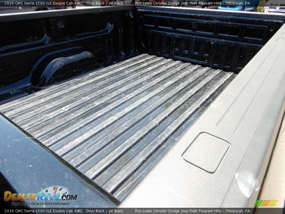 2016 GMC Sierra 1500 SLE Double Cab 4WD Onyx Black / Jet Black Photo #13