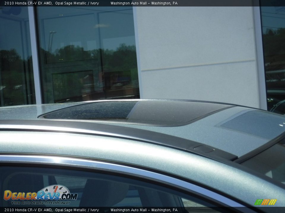 2010 Honda CR-V EX AWD Opal Sage Metallic / Ivory Photo #4