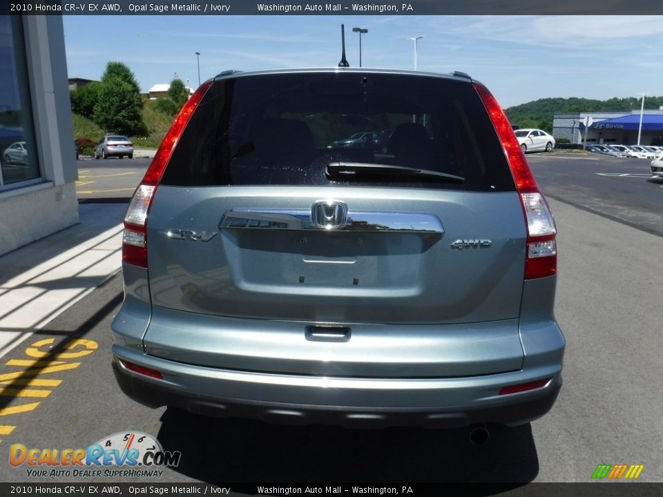 2010 Honda CR-V EX AWD Opal Sage Metallic / Ivory Photo #8
