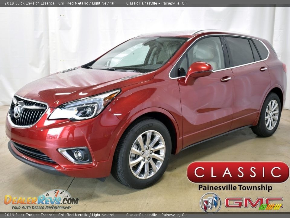 2019 Buick Envision Essence Chili Red Metallic / Light Neutral Photo #1