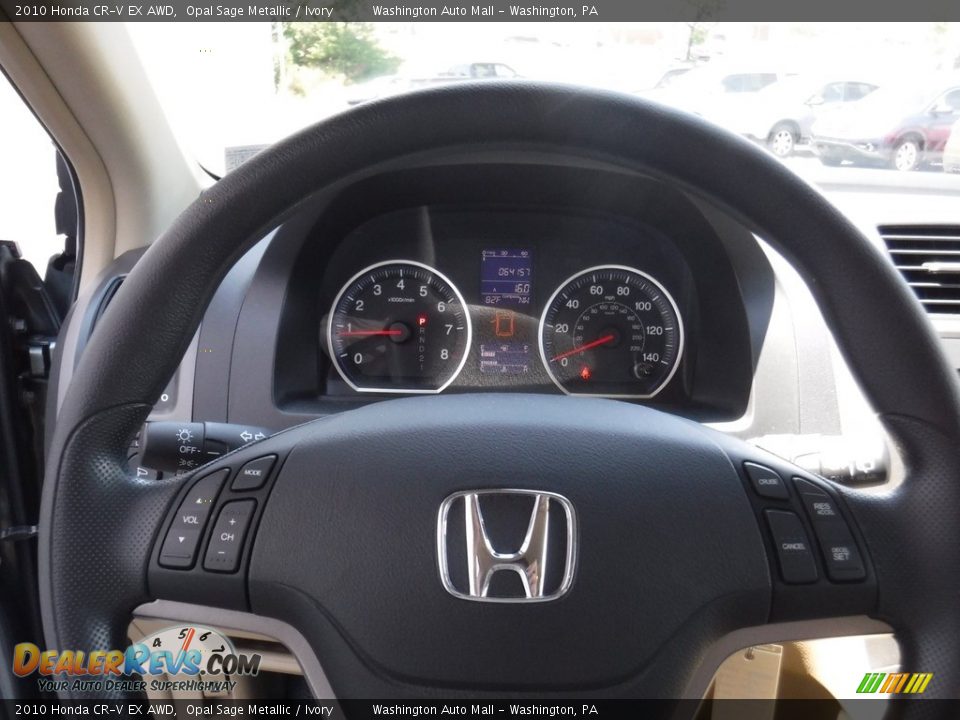 2010 Honda CR-V EX AWD Opal Sage Metallic / Ivory Photo #18