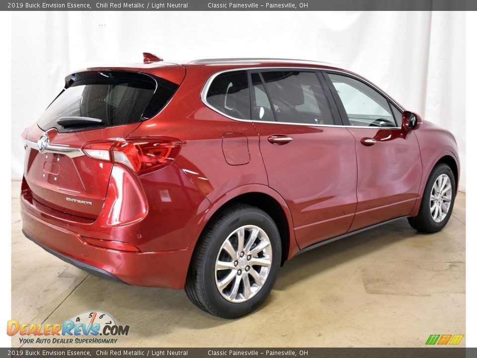 2019 Buick Envision Essence Chili Red Metallic / Light Neutral Photo #2