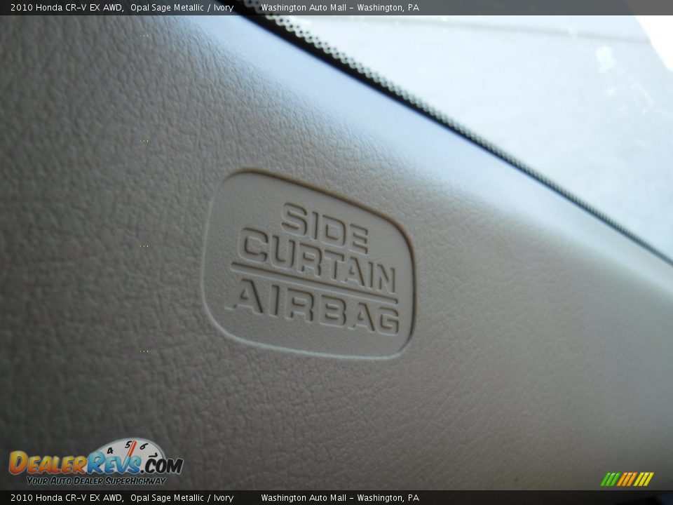 2010 Honda CR-V EX AWD Opal Sage Metallic / Ivory Photo #19