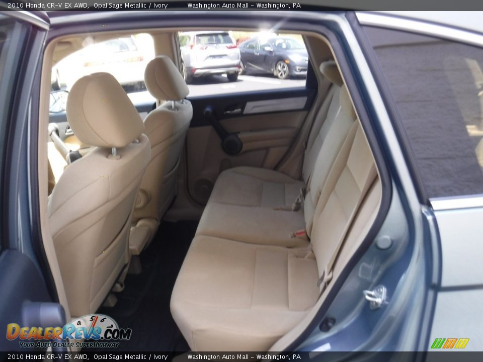 2010 Honda CR-V EX AWD Opal Sage Metallic / Ivory Photo #20
