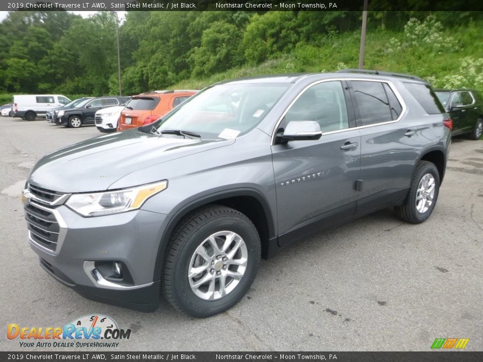 2019 Chevrolet Traverse LT AWD Satin Steel Metallic / Jet Black Photo #1