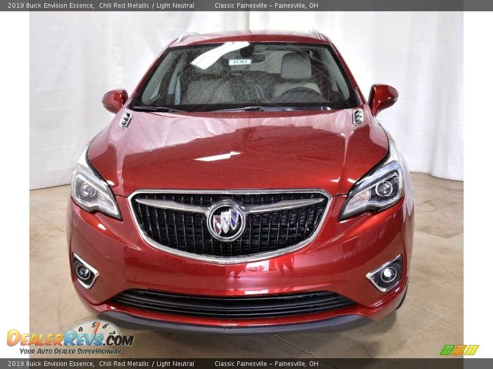 2019 Buick Envision Essence Chili Red Metallic / Light Neutral Photo #4