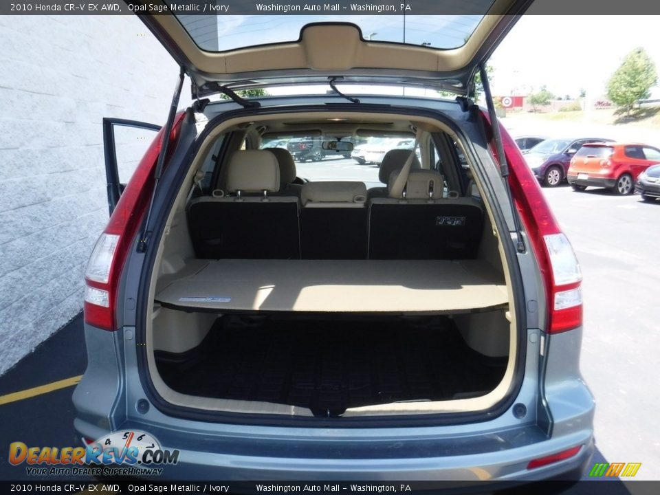 2010 Honda CR-V EX AWD Opal Sage Metallic / Ivory Photo #21