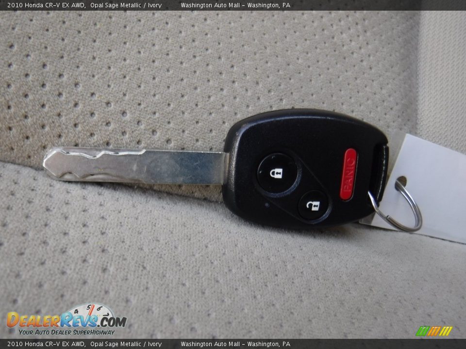 2010 Honda CR-V EX AWD Opal Sage Metallic / Ivory Photo #23