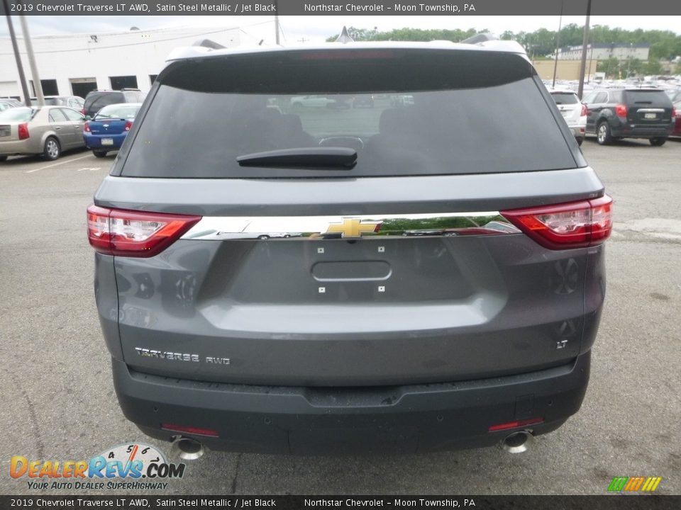 2019 Chevrolet Traverse LT AWD Satin Steel Metallic / Jet Black Photo #4
