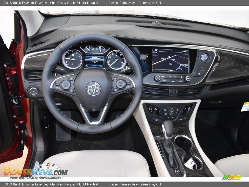 2019 Buick Envision Essence Chili Red Metallic / Light Neutral Photo #8