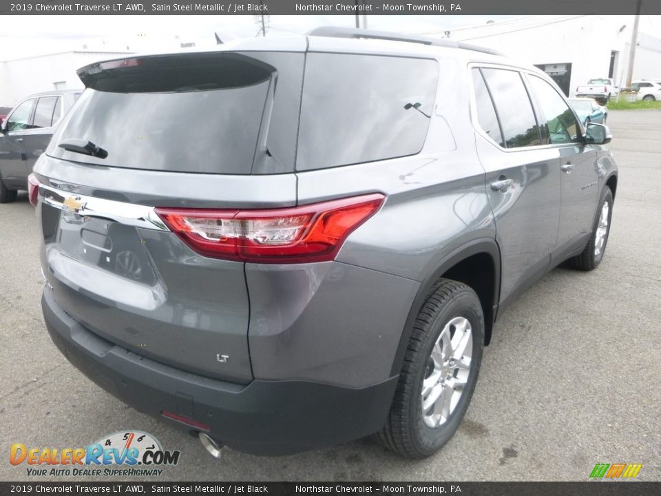 2019 Chevrolet Traverse LT AWD Satin Steel Metallic / Jet Black Photo #5