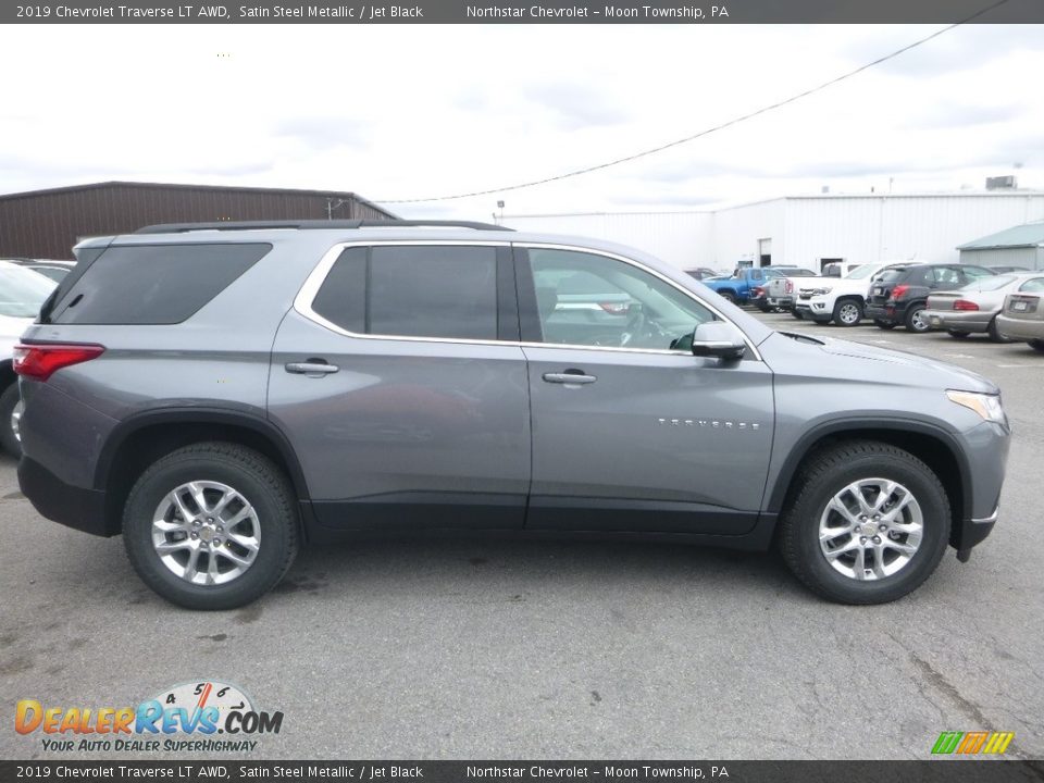 2019 Chevrolet Traverse LT AWD Satin Steel Metallic / Jet Black Photo #6