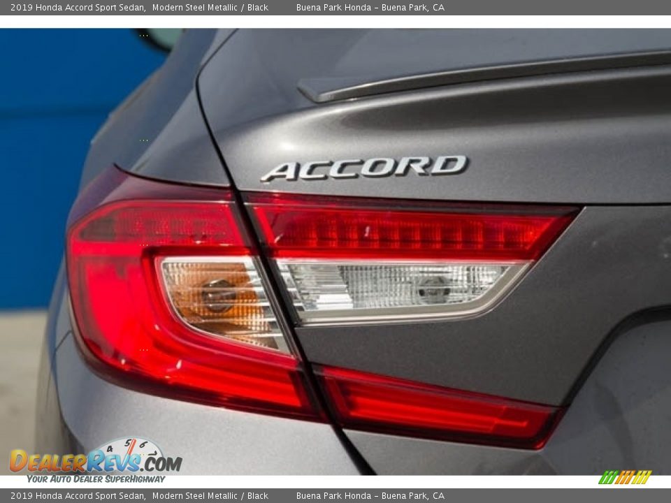2019 Honda Accord Sport Sedan Modern Steel Metallic / Black Photo #7