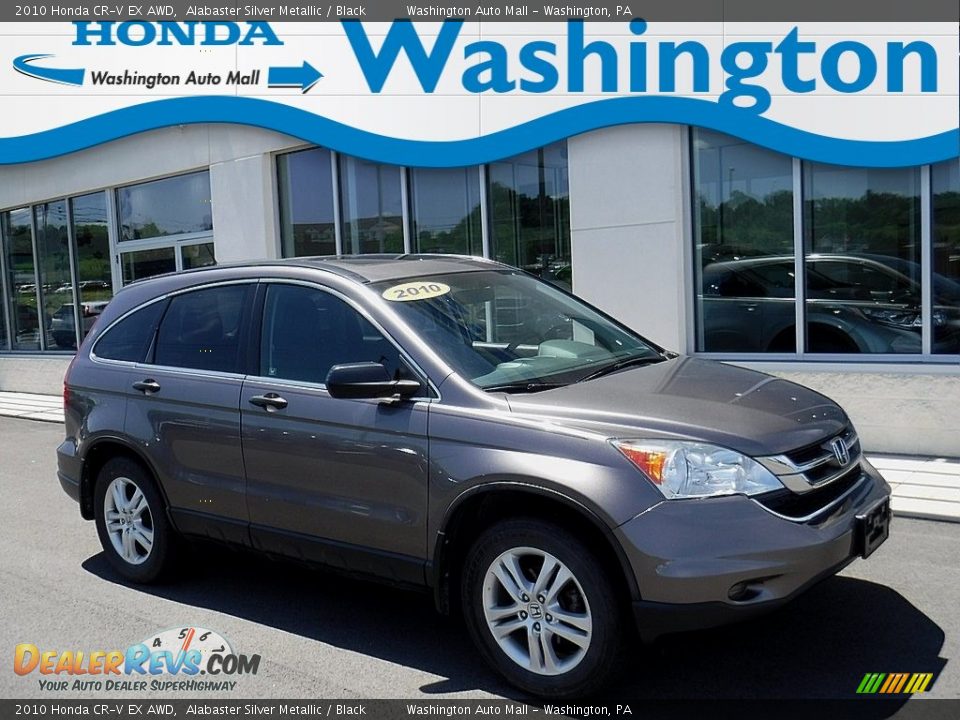 2010 Honda CR-V EX AWD Alabaster Silver Metallic / Black Photo #1