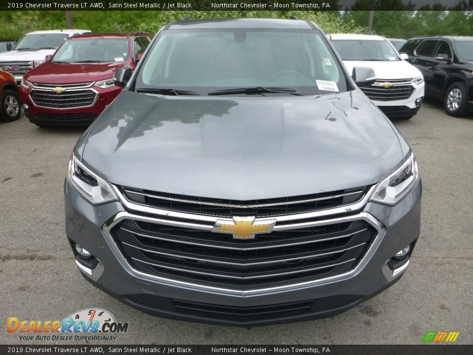 2019 Chevrolet Traverse LT AWD Satin Steel Metallic / Jet Black Photo #8