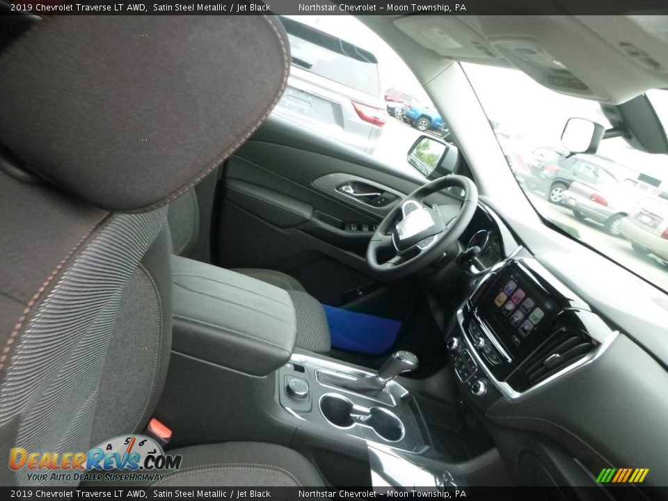 2019 Chevrolet Traverse LT AWD Satin Steel Metallic / Jet Black Photo #10