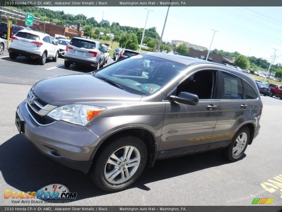 2010 Honda CR-V EX AWD Alabaster Silver Metallic / Black Photo #6