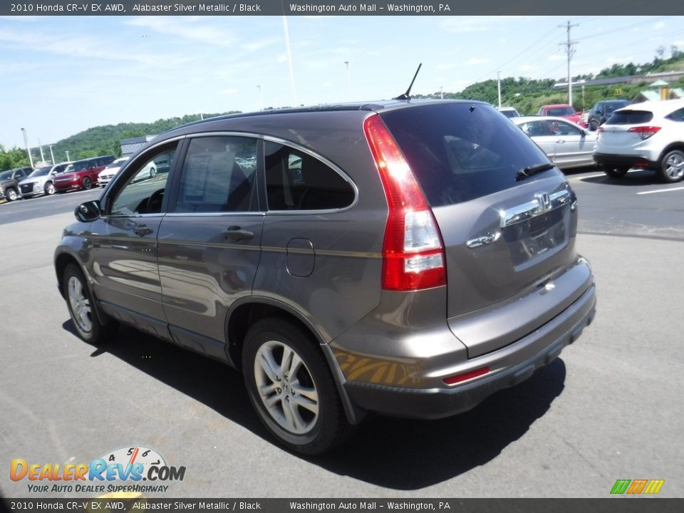 2010 Honda CR-V EX AWD Alabaster Silver Metallic / Black Photo #7