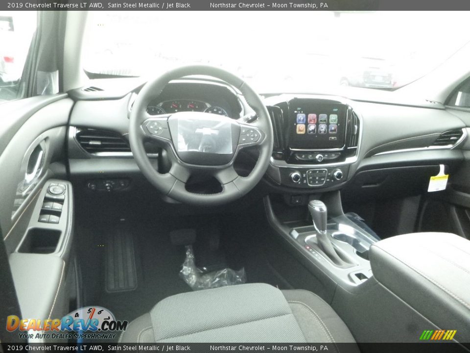 2019 Chevrolet Traverse LT AWD Satin Steel Metallic / Jet Black Photo #13