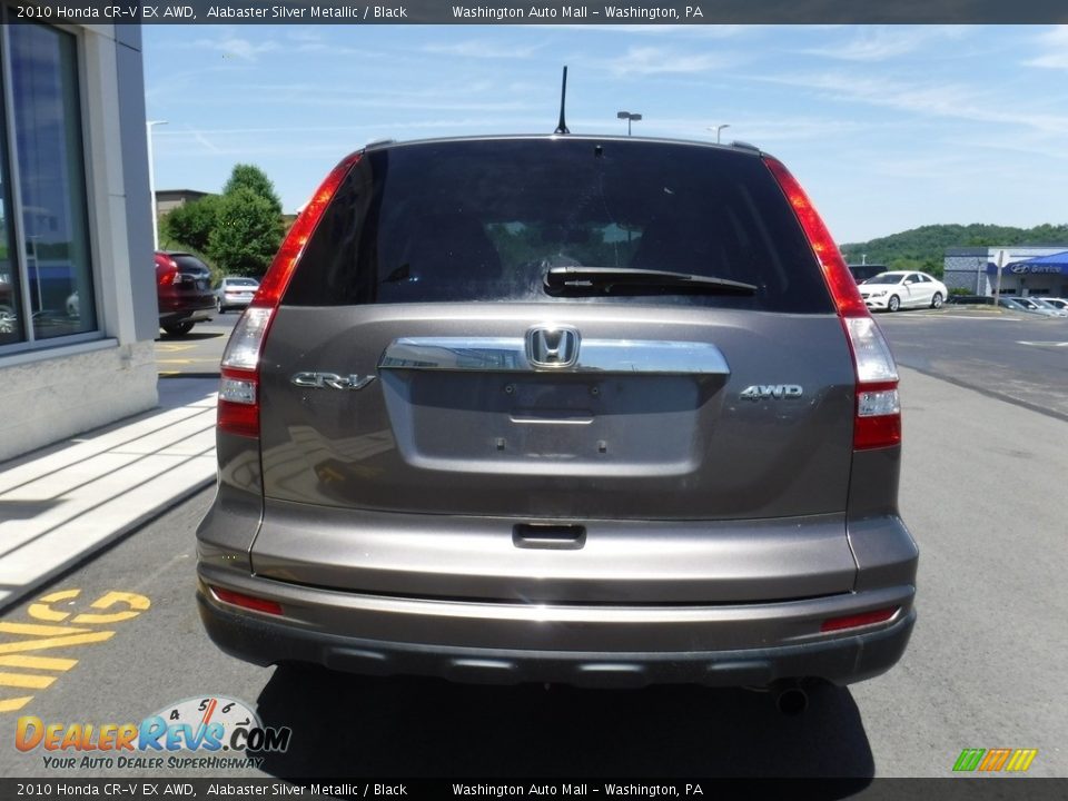 2010 Honda CR-V EX AWD Alabaster Silver Metallic / Black Photo #8