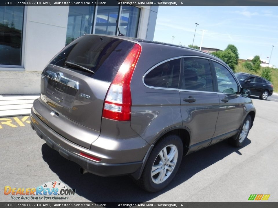 2010 Honda CR-V EX AWD Alabaster Silver Metallic / Black Photo #9