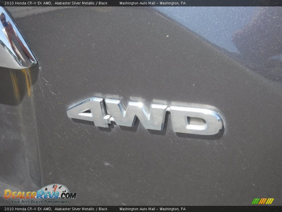 2010 Honda CR-V EX AWD Alabaster Silver Metallic / Black Photo #10