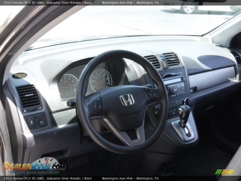 2010 Honda CR-V EX AWD Alabaster Silver Metallic / Black Photo #11
