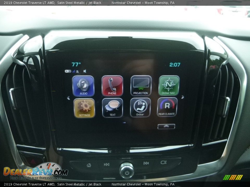 2019 Chevrolet Traverse LT AWD Satin Steel Metallic / Jet Black Photo #18