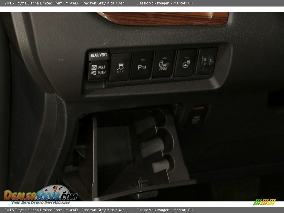 2016 Toyota Sienna Limited Premium AWD Predawn Gray Mica / Ash Photo #6