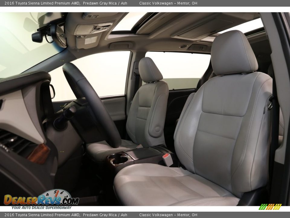 2016 Toyota Sienna Limited Premium AWD Predawn Gray Mica / Ash Photo #7
