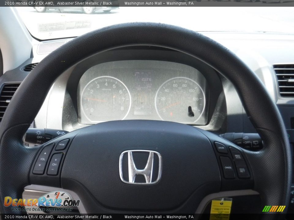 2010 Honda CR-V EX AWD Alabaster Silver Metallic / Black Photo #15