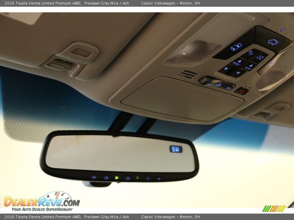 2016 Toyota Sienna Limited Premium AWD Predawn Gray Mica / Ash Photo #10