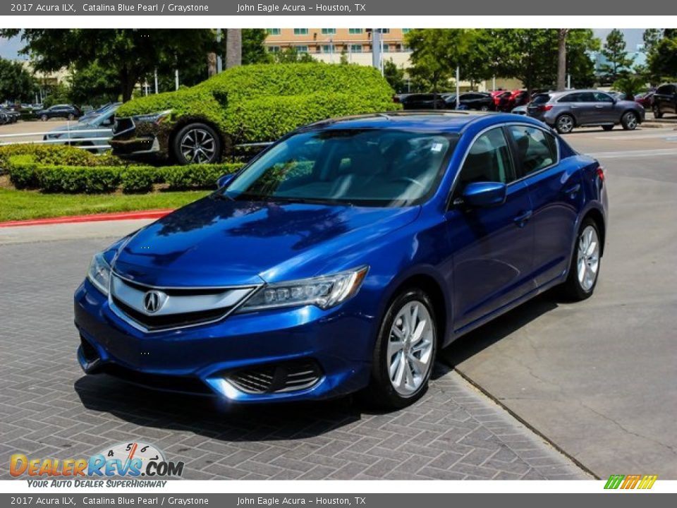 2017 Acura ILX Catalina Blue Pearl / Graystone Photo #3