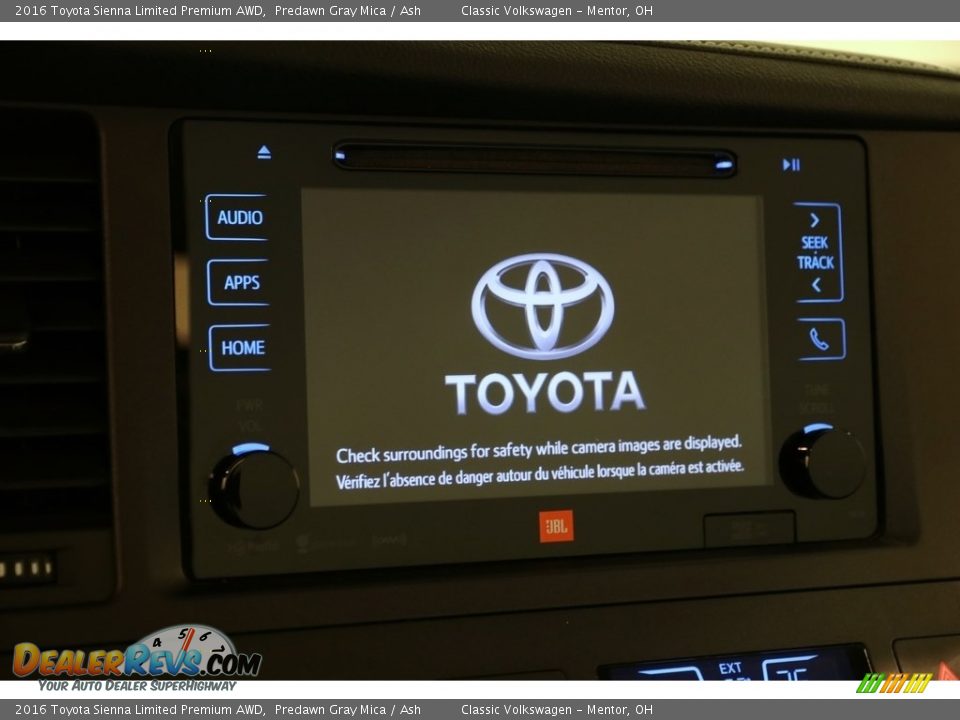 2016 Toyota Sienna Limited Premium AWD Predawn Gray Mica / Ash Photo #12