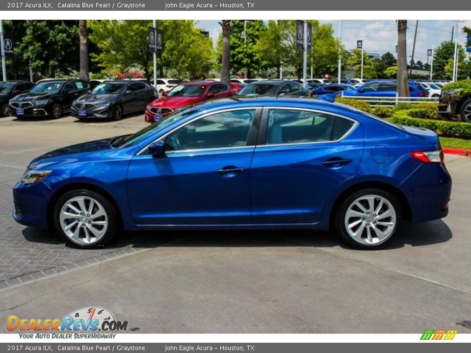 2017 Acura ILX Catalina Blue Pearl / Graystone Photo #4