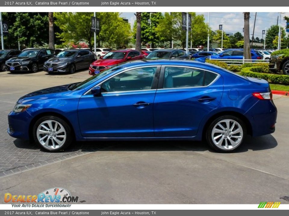 2017 Acura ILX Catalina Blue Pearl / Graystone Photo #4