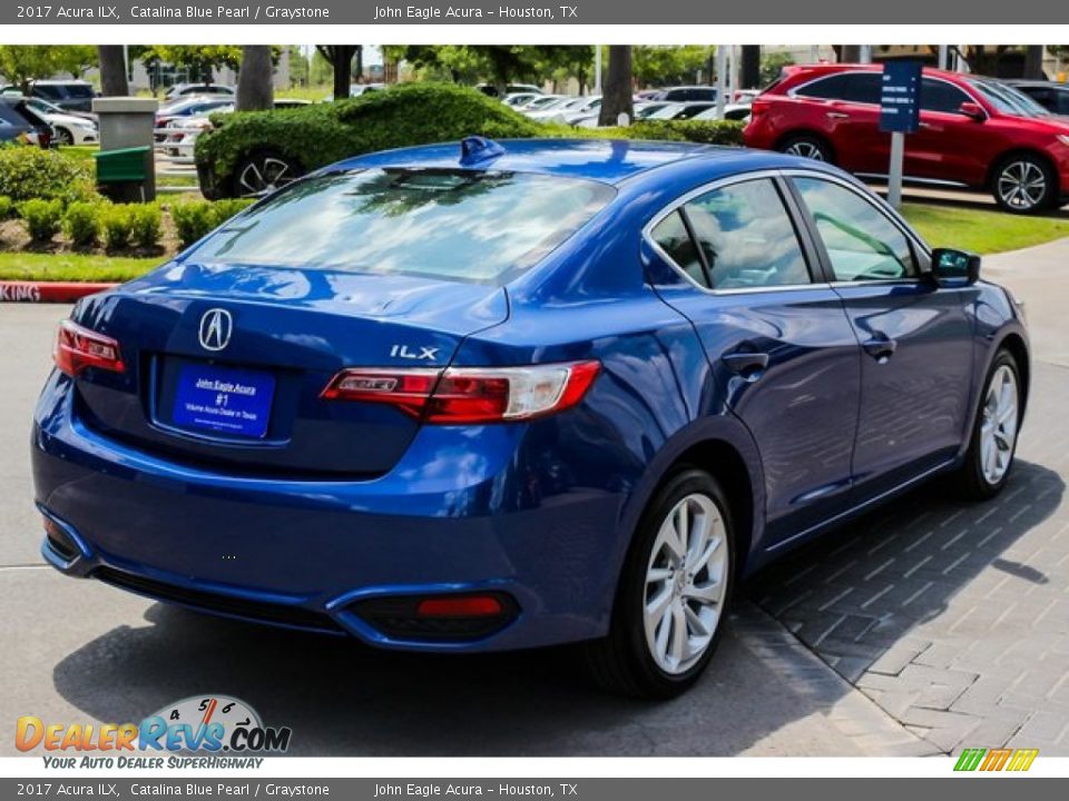 2017 Acura ILX Catalina Blue Pearl / Graystone Photo #7