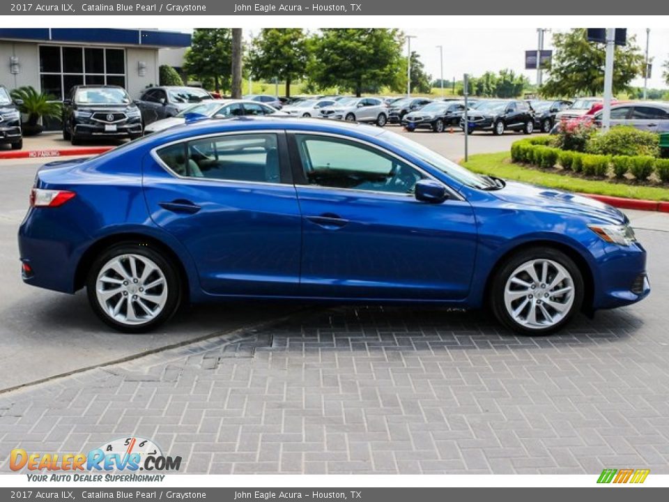 2017 Acura ILX Catalina Blue Pearl / Graystone Photo #8